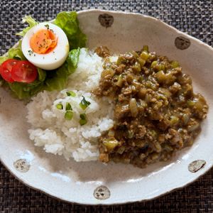 mopu’s Cafeの作ってみた!投稿(だしが決め手！なすと野沢菜の信州キーマカレー)