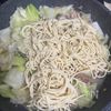水漬けで作る💛時短♪サバ缶とキャベツの醤油オイルパスタの工程5