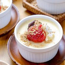 なめらか和風スイーツ『豆乳とねりごまのプリン』