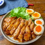 【ワンパンほったらかし！】鶏もも肉のさっぱり照り煮♪ご飯進む