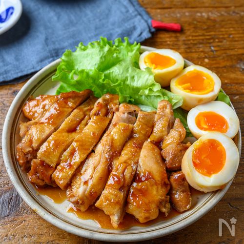 【ワンパンほったらかし!】鶏もも肉のさっぱり照り煮♪ご飯進む