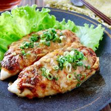 しっとり鶏ささみの味噌マヨチーズ焼き