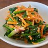 Shinoの作ってみた!投稿(【ほうれん草とニンジンの麺つゆ胡麻ドレ和え】栄養満点副菜)
