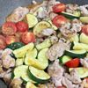 【豚こまとズッキーニ】の甘辛味噌チーズ炒めの工程3