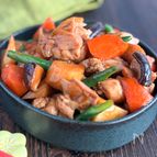 秋香る！鶏肉とマコモダケのシャキ旨筑前煮