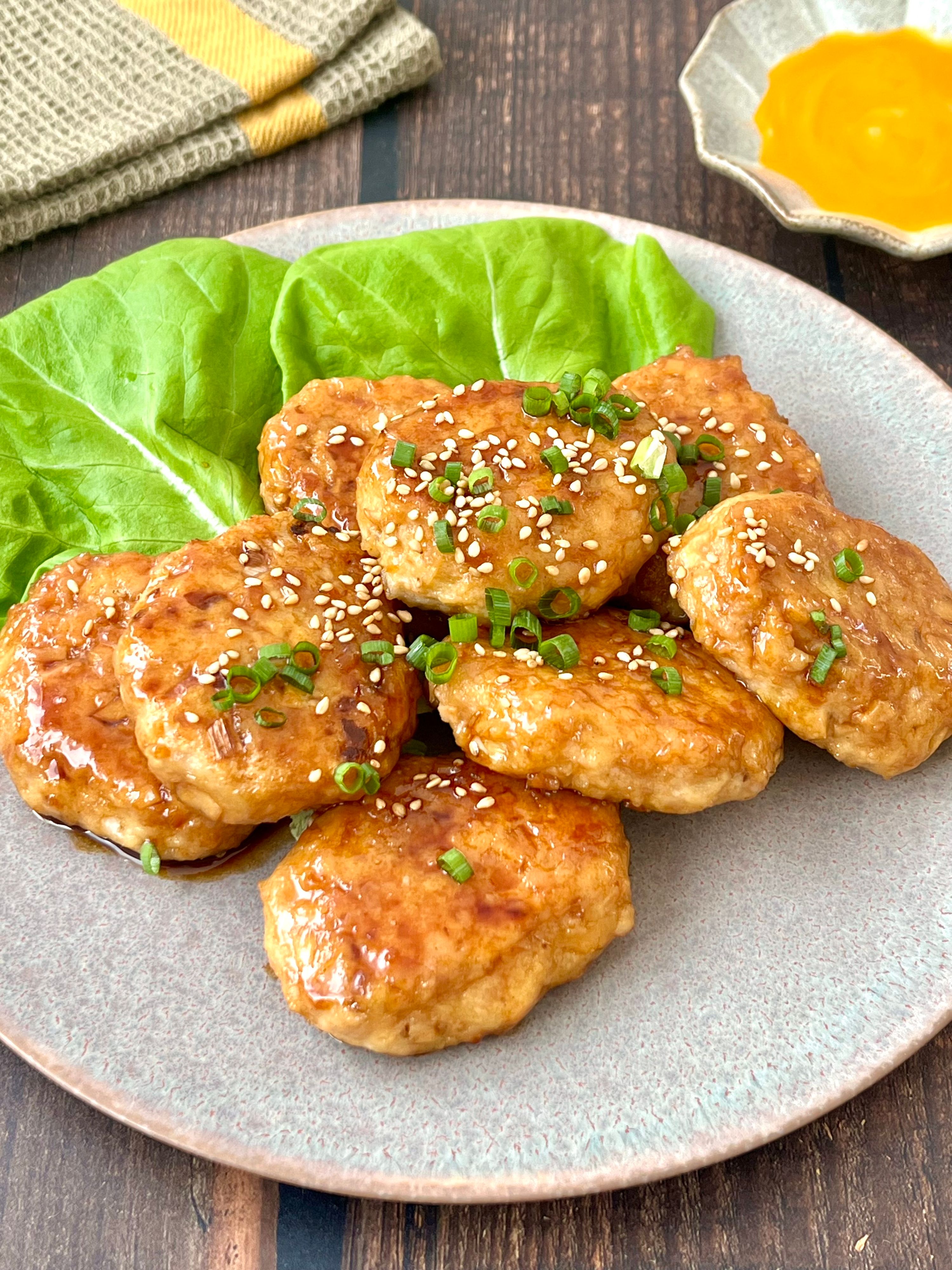 ふわふわ鶏つくね』豆腐＆エリンギで増量！たれは味付けひとつ