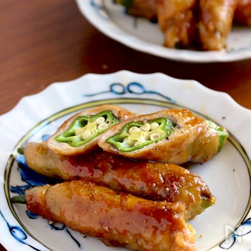 オクラの肉巻き
