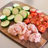 【鶏ズッキーニのトマトカレー炒め】夏野菜×スパイシー♪の工程1