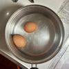 【時短温泉卵】冷蔵庫から出したての卵で♪の工程1