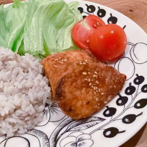 ミルクの作ってみた!投稿(【ノンフライヤー】かじきのにんにく照り焼き)