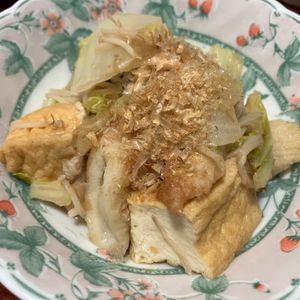 りんごの作ってみた!投稿(白菜と厚揚げとちくわ《ほっこり♡煮浸し》)