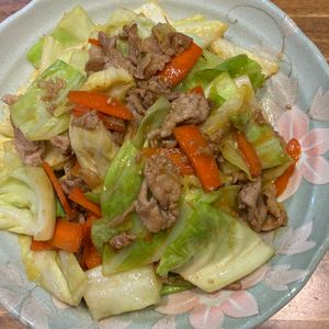 くだもの大好き🧡の作ってみた!投稿(【豚こまと春キャベツのごま味噌だれ】キャベツがタレに合う♡)