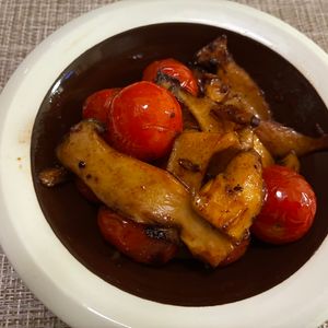 puricoの作ってみた!投稿(簡単♪エリンギとミニトマトのバター醤油炒め)