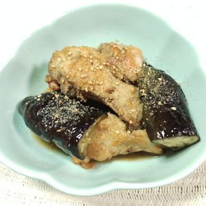 M＊Pの作ってみた!投稿(＊なすと手羽元の煮物＊)