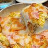 【ポテサラとハムのスパイシーチーズ焼き】ごちそうアレンジ♡