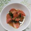 KUMIKOの作ってみた!投稿(汁まで飲みほす美味しさ♡トマトと大葉のだしマリネ)
