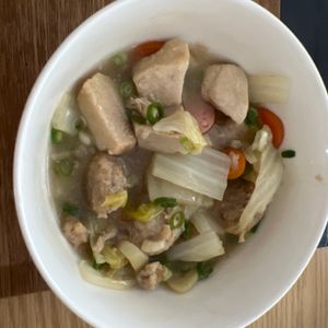 1175104の作ってみた!投稿(白菜が無限に食べられるやみつき鍋！【相撲部屋の塩ちゃんこ】)
