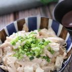 レンチンで簡単！やみつき♡ささみと叩き長芋のわさびマヨ和え