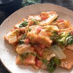 美味しすぎる♡厚揚げと白菜のとろとろ明太あんかけ