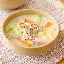 【みそちゃんぽんスープ】野菜たっぷり！