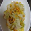 鶏皮坊主の作ってみた!投稿(【白菜とコーンのバター醤油蒸し】レンジで5分♩)