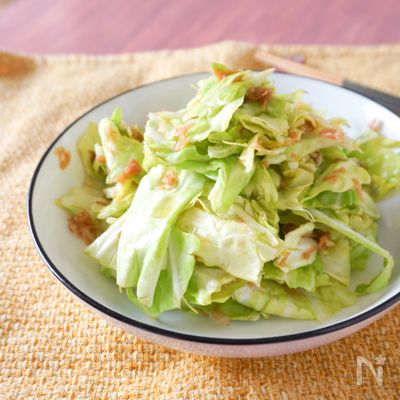 「これ黄金比!」シンプルやみつきキャベツ #レンチン