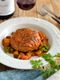 夏野菜のラタトゥイユ風ハンバーグ。季節野菜たっぷりのおかず！