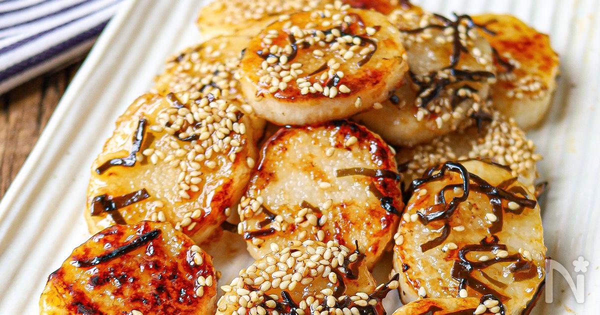 10分完成！シャキほく【長芋の塩昆布バター焼き】おつまみにも