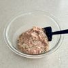 大葉香る♩甘酢照り焼きつくね丼の工程2
