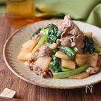 ごま油香る 豚こま大根のぽん酢炒め