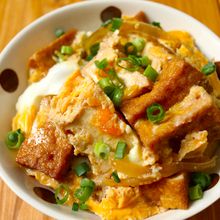 レンジで5分！【厚揚げ卵とじ】しみじゅわ♩時短副菜