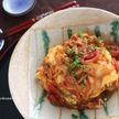 卵とトマトのキムチオイスター炒め