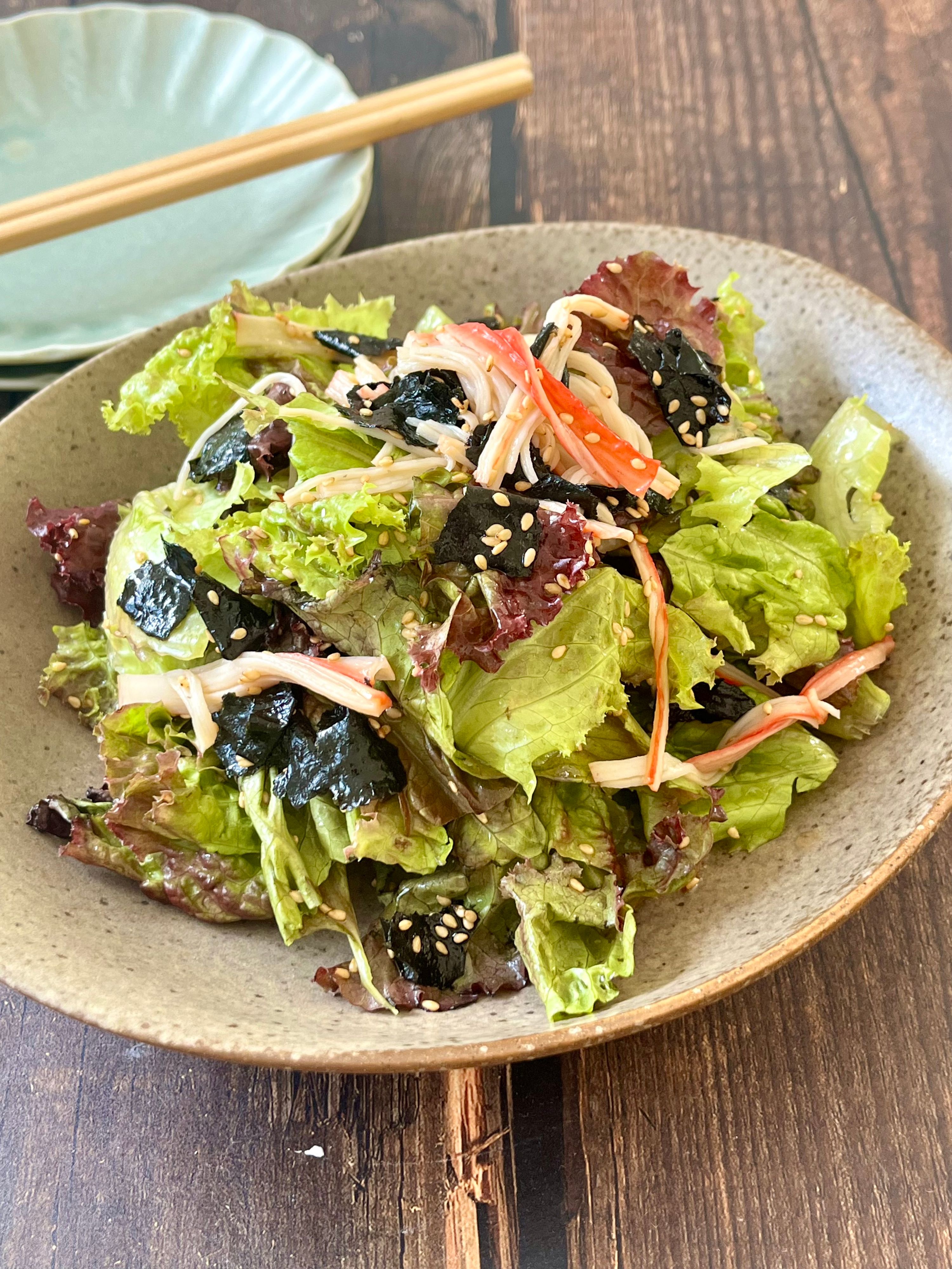 包丁不要！3分で完成♡『カニカマチョレギサラダ』 | レシピサイトNadia