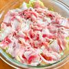 〖レンジで簡単〗豚バラ白菜のうま塩あん蒸し!米粉でとろ〜りの工程1