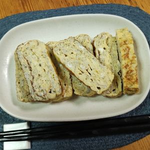M＊Pの作ってみた!投稿(【卵焼き】お弁当にぴったり！青のりとしらすの卵焼き)