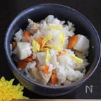 懐かしさ感じる「里芋と鶏のごはん」