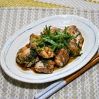 大葉の大量消費「鶏もも肉のポン酢炒め大葉和え」