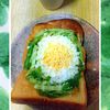 チョロリスの作ってみた!投稿(春満開♡春キャベツとツナのミモザトースト)