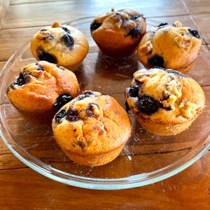 AKの作ってみた!投稿(夏にオススメ！【冷やして美味しい♩米粉ブルーベリーマフィン】)