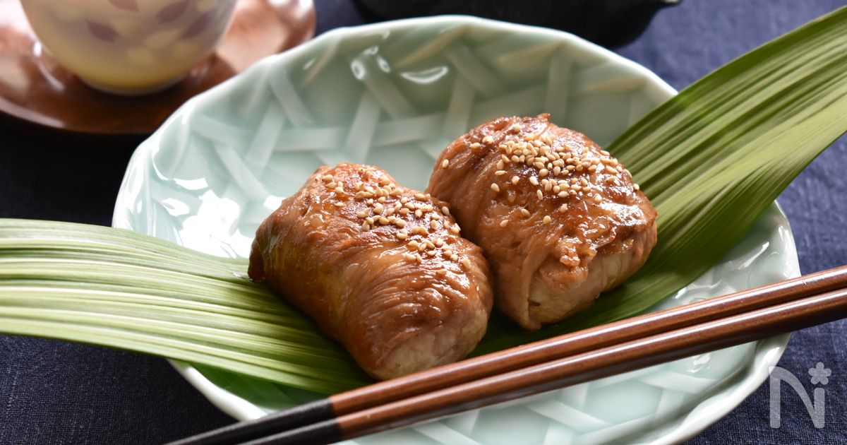 がっつり系！肉巻きおにぎり