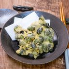 かーるく揚げよう「黒枝豆のかき揚げ」