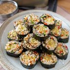 野菜たっぷり！栄養満点！【刻みちくわと野菜のキンパ】