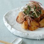 薬味と食べる長芋のしょうが醤油焼き