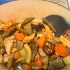 春の食材たっぷり筑前煮の工程7