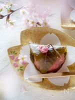 【簡単に電子レンジで作れる】関西風道明寺の桜餅