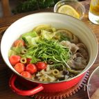 豚肉とキャベツのうま塩レモン鍋