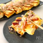 糖質オフ♪おつまみ【お好み焼き風 豆腐ピカタ】