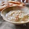 じゃがいもの優しいトロミ【白菜のクリームスープ】