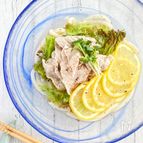 夏バテ対策におすすめ♡塩レモンつゆの冷しゃぶうどん