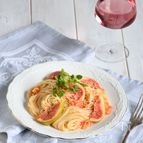いちじくの冷製パスタ